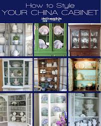 Cabinets with hand carving or original hand painting are generally worth more. China Cabinet Styling Ideas I Should Be Mopping The Floor