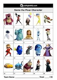 Be sure to print these questions off for game night and put your disney smarts to the test! Disney Characters 004 Pixar Quiznighthq