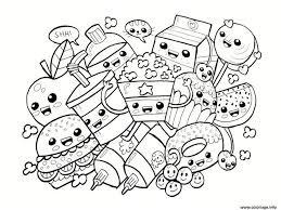 Coloriage Dessin Aliments Kawaii Dessin A Imprimer Cute Coloring Pages Food Coloring Pages Cute Doodle Art