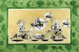 It was sutherland's practice to prepare detailed sketches, almost completely finished works, often. Graham Sutherland Widewalls