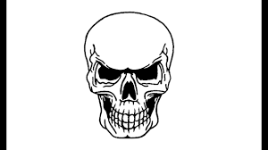 Wie Zeichnet Man Ein Schadel Skelett Youtube