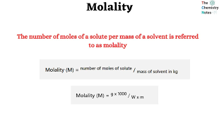 Molality | Definition, Formula & Calculation - Lesson | Study.Com