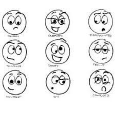 Top 20 Free Printable Emotions Coloring Pages Online Cartoon Faces Expressions Drawing Expressions Emotion Faces