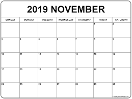 We have different types of templates for printable calendar 2020. November 2019 Calendar Calendar Printables Monthly Calendar Printable Free Printable Calendar Monthly