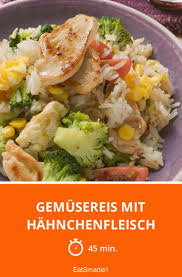 Gemusereis Mit Hahnchenfleisch Rezept In 2020 Gemusereis Einfache Gerichte Fleisch Gerichte