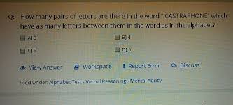 Just listen many times to the german letters and the sounds will become familiar. How Many Pairs Of Letters In The Word Catastrophe Have As Many Letters Between Them In The Word As In The Alphabet