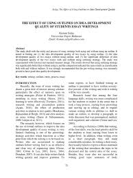 Southwestern students will develop a literature review during their junior year chemistry literature class. Salija K 2017 Outline Pdf Essays Statistical Hypothesis Testing