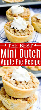 I Love Muffin Tin Desserts These Mini Dutch Apple Pie Dessert Applepie Dutch Apple Pie Apple Pie Recipes Muffin Tin Desserts