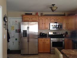oak kitchen cabinets painted navajo