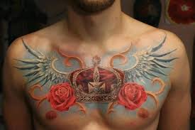 Deeper meanings can be expressed by the types of wings you choose. Gallery Wings Chest Tattoo Designs