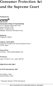 Additional jurisdiction of the tribunal.50. Consumer Protection Act And The Supreme Court Pdf Free Download