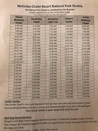 We did not find results for: Shuttle Bus Schedule To Denali National Park Picture Of Mckinley Chalet Resort Mckinley Village Tripadvisor