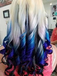 Amanda With Blonde On Top Fading Into Pink Blue And Purple Hair Blue Hair Purple Hair Hair Photography