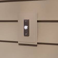 Vinyl siding light fixture mounting plate. Mounting Blocks Ply Gem