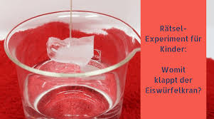 Ratsel Experiment Fur Gross Und Klein Womit Funktioniert Der Eiswurfel Kran Keinsteins Kiste Experiment Eiswurfel Wurfel