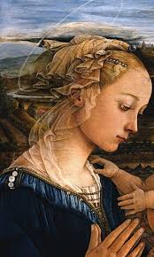 Madonna with Child and Singing Angels". 1477. By:Sandro  Botticelli,1445-1510.