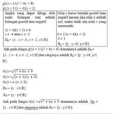 Fungsi Notasi Domain Range Operasi Komposisi Dan Invers