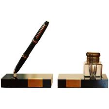 We did not find results for: Montblanc Writing Set Fountain Pen Holder And Crystal Inkwell Circa 1960s Fountain Pen Pen Holders Modern Desk Accessories