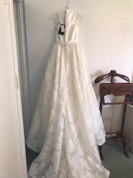 Malaysia wedding gown & groom wear online shop. Justin Alexander Organza Jacquard Ball Gown With Sleeveless Mikado New Wedding Dress Save 63 Stillwhite