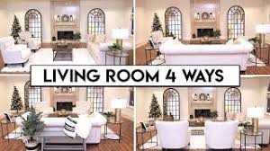 It makes the perfect perch for decorative serving trays or even board games for game nights with friends and family. 4 Living Room Layout Ideas Easy Transformation Youtube
