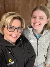 Hailey just voted in her first election;