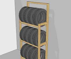 Diy budget tire rack (or shelves) for your garage: Cheap And Easy To Build Tire Rack 5 Steps Instructables