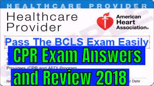 Cpr Exam Answers And Review Youtube