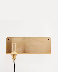 90 Degree Wall Light In Brass Wall Lights Wall Home Interior Design