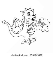 Cute baby dragon coloring pages clipart best clipart. Stock Photo And Image Portfolio By Lory Coloring Books Shutterstock