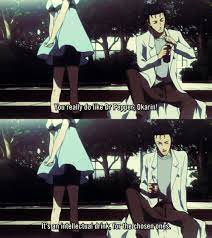 I noticed in one of the episodes, dr.pepper. Steins Gate Tumblr Anime Steins Gate