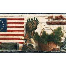 Maybe you would like to learn more about one of these? 878529 Americana Lodge Wallpaper Border Walmart Com Walmart Com
