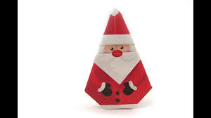 christmas origami santa claus easy origami how to make an easy origa 折り紙 クリスマス