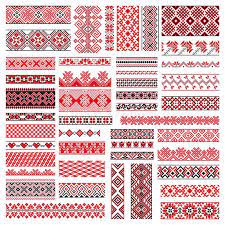 Thus we have collected some cute and interesting free embroidery patterns for you. Big Set Of Embroidery Patterns Stock Vector Illustration Of Abstract Element 124594142