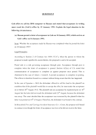 An agreement enforceable by law is a contract. 2