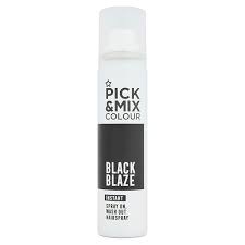 4.4 out of 5 stars with 56 ratings. Pick Mix Tempoary Hair Colour Spray Black 75ml Hair Superdrug
