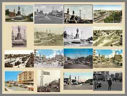 لوحات توثيقية وهي مجموعة صور لموضوع واحد 4 لوحة توثيقية بعنوان شارع السعدون اضغط على اللوحات لتكبيرها old baghdad photos old baghdad photo