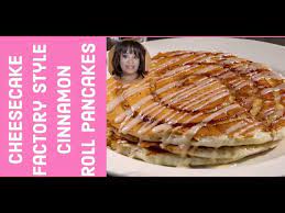 Add a pinch of cinnamon which is optional then slowly add flour and whisk. How To Make Cheesecake Factory Cinnamon Roll Pancakes Youtube
