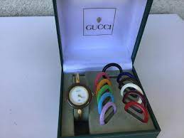 Armbanduhren von gucci entdecken auf christ.de. Vintage Gucci Interchangeable Bezels Watch Mint Condition Etsy