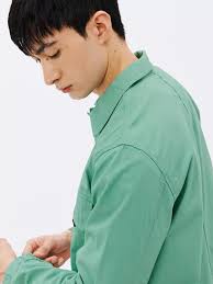 JOHN LEWIS ANYDAY Cotton Ripstop Overshirt in Beryl Green