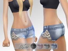 Honeysims on witches cherry's falling leaves skinblend. Shorts Downloads The Sims 4 Catalog