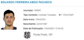 Escudo do ponte preta png. Ponte Preta Contrata Ex Auxiliar De Marcelo Oliveira Para Assumir Sub 20