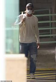 Subtle double denim is the way forward. Brad Pitt Keeps A Low Profile As He Dons A Flat Cap And Jeans While Running Errands In Los Angeles Readsector