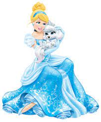 Disney Princess Cinderella With Cute Puppy Transparent Png Clip Art Image Princess Cartoon Disney Princess Cinderella Disney Princess Pictures