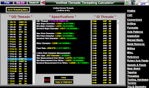 cnc threading dimensiones measuring software rosca calibre