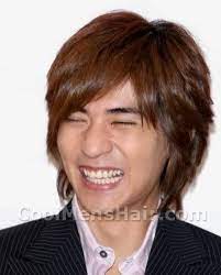 Photo Of Vic Zhou Brown Hairstyle For Taiwanese Men Cool Hairstyles Mens Hairstyles Hair Styles