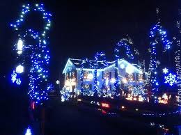 And So This Is Christmas Candy Cane Bridge Xmas Lights Christmas Lights Christmas House