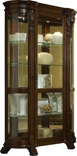 While it's true that curio cabinets and china cabinets do share many similarities, there are some important differences between the two. Emma Mason Signature Curio Cabinet In Maple Brown Wl 0001