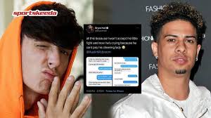 Rodin eckenroth / getty images; Lil B Tch Boy Austin Mcbroom Challenges Bryce Hall To A Fight