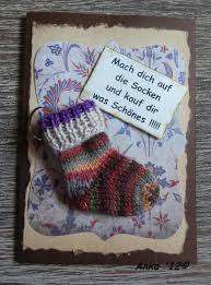 Da Meine Vorratskiste Absolut Leer Ist Habe Ich Auch Ein Paar Karten Mit Den Geliebten Mini Sockchen Gemacht Geschenke Basteln Geldgeschenke Basteln Geschenke