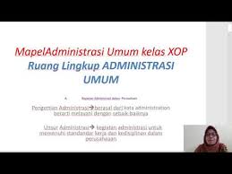 Materi administrasi umum kelas x. Administrasi Umum Kelas X Mp 1 Youtube